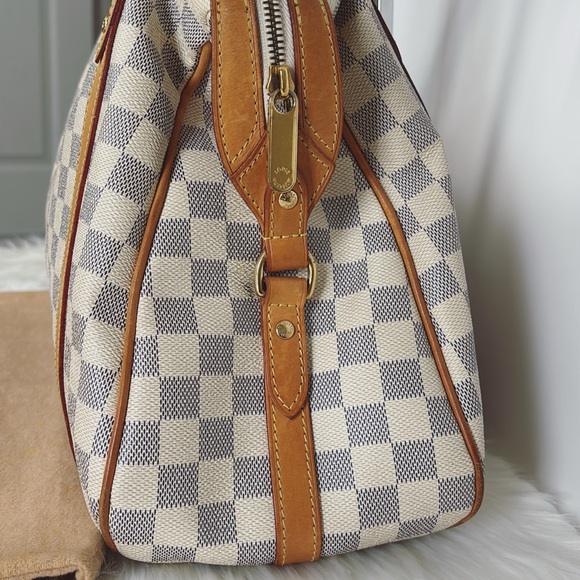 💃AUTHENTIC LOUIS VUITTON DAMIER AZUR STRESA GM BAG VI0160 - Picture 4 of 12